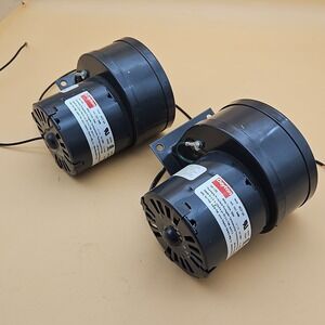 Lot Of 2 Centrifugal Blowers 115 Volts Dayton 4C012A Motors 7021-3486